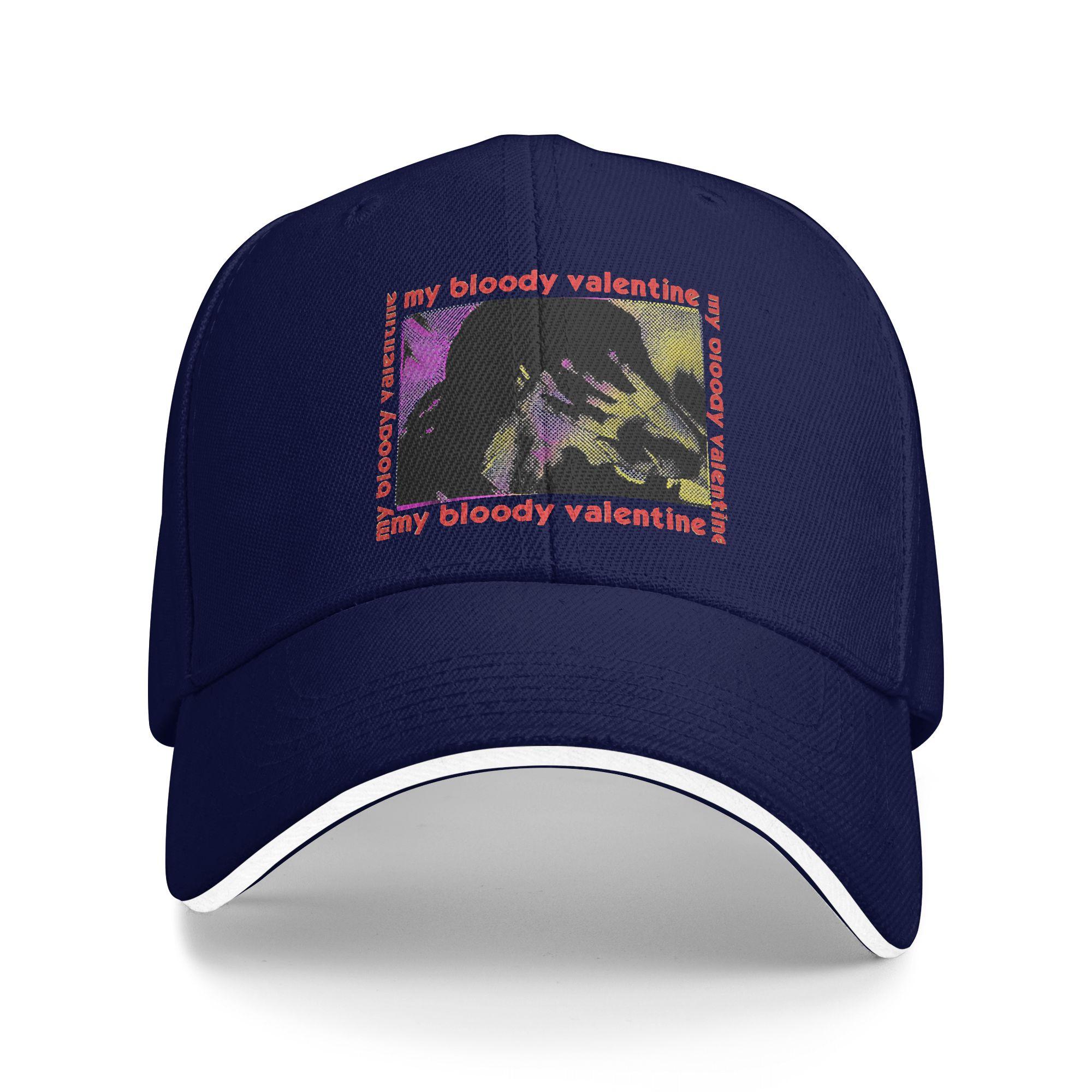 My Bloody Valentine Vintage Baseball Cap Outdoor Sports Sun Visor Trucker Hat Women Men Fashion Design Baseball Caps One Size темно-синий