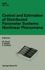 Buch Control and Estimation of Distributed Parameter Systems : Nonlinear Phenomena : V. 118