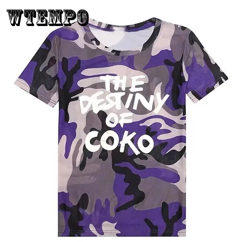 

Летний женский с короткими рукавами верхней печатных футболку Beach Casual Loose блузка Top T Рубашка