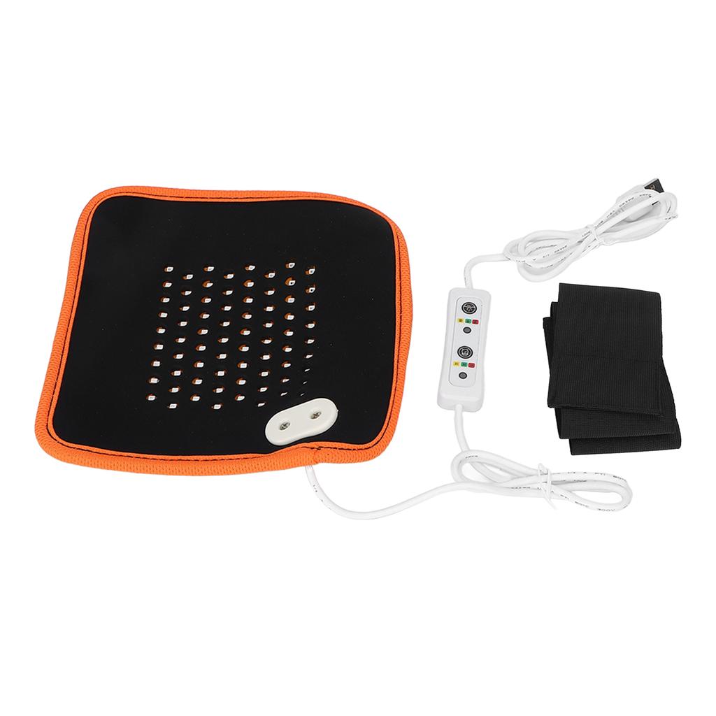 Red Light Therapy Belt 72 Light Chips Muscle Pain Relief Hot Compress Infrared Light Therapy