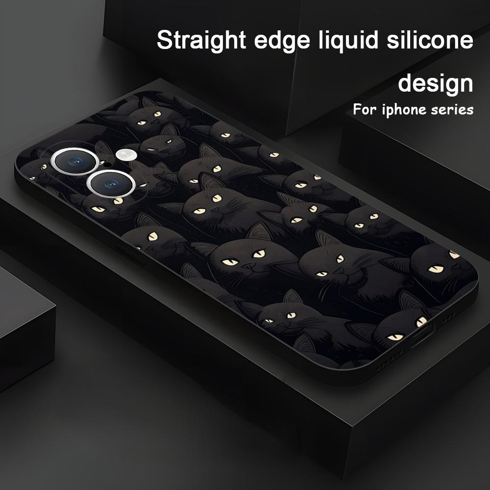 Cool Cartoon Fun Fashion Phone Case For iPhone 17 16 15 14 13 12 11 X XR XS 8 Plus Mini Pro Max Soft Black Shockproof Cover