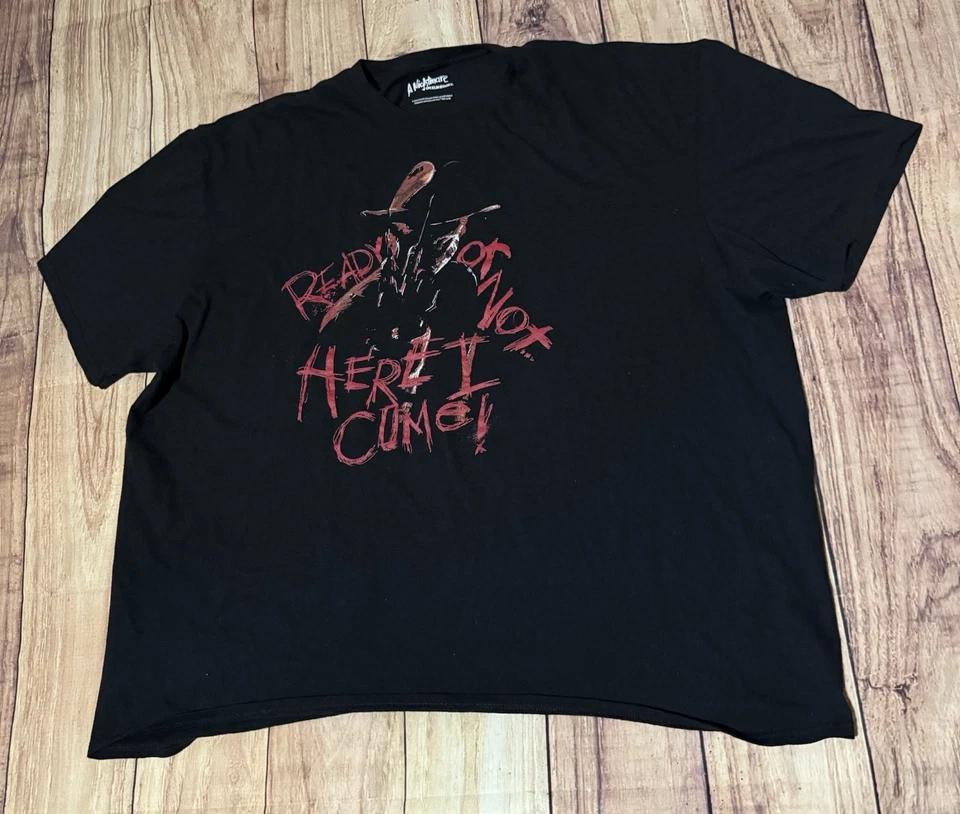 

Journeys A Nightmare On Elm Street Ready Or Not Tee Black Men’s 3XL See Dimensi S