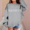 Kids Long Sleeve Printed Neck Sweatshirt Casual Pullover Top for Boys and Girls