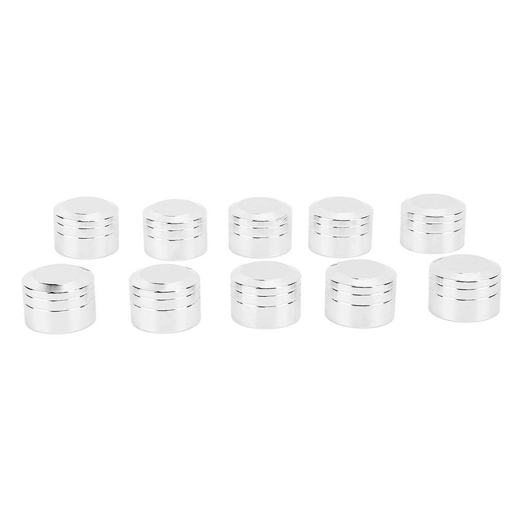 10 Stück Motorrad Zylinderkopfschraubenabdeckung Sicherer Schutz CNC Aluminium Universelle Passform Motor Schraubenaufsätze