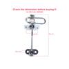 EDP1269-1 2 Pieces Front Door Hinge Stop Check Strap Limiter for Fiat Stilo 192 2001-2010 4/5 Door 51760102