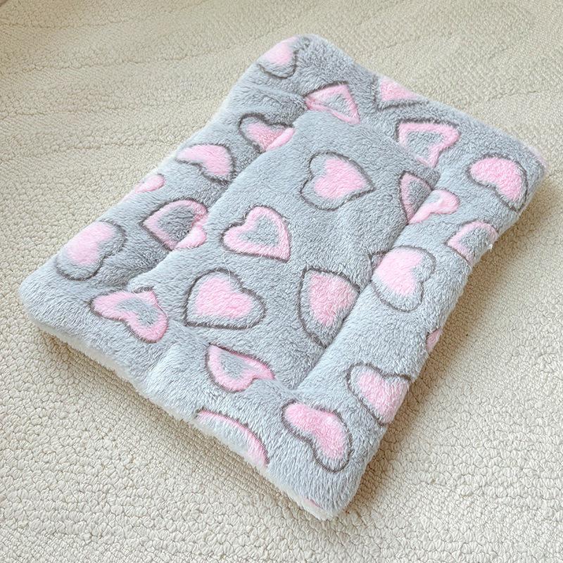 Thick Pet Cushion: Warm Cotton Blanket & Sleeping Pad for Dogs and Cats