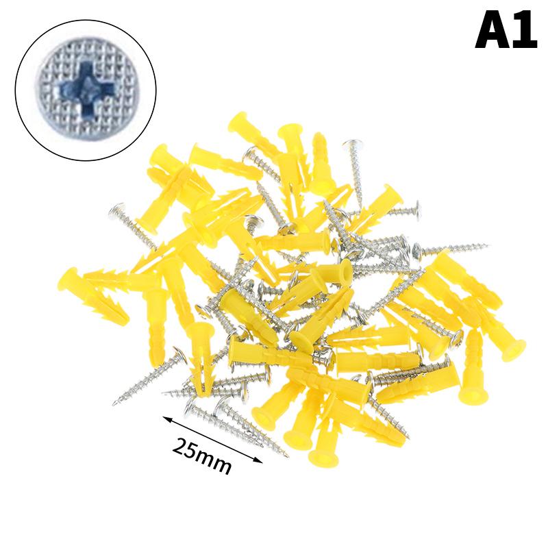 10 Bags Self-Tapping Screws Kit Stainless Steel Expansion Screws Cross Tips Wall Anchors And Screws For Drywall