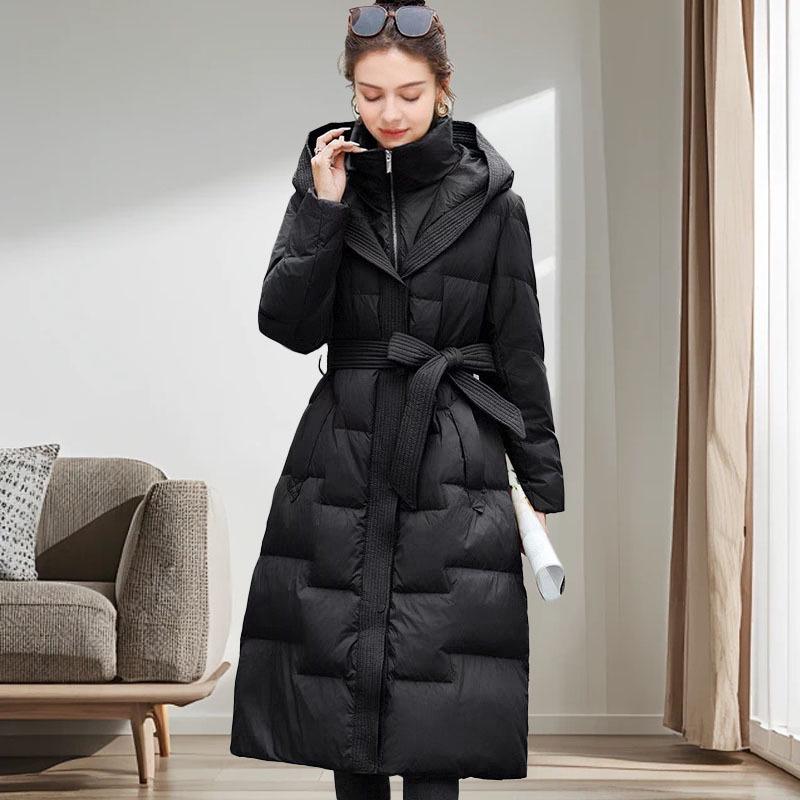 Women's High-Quality Mid-Length Winter Down Jacket