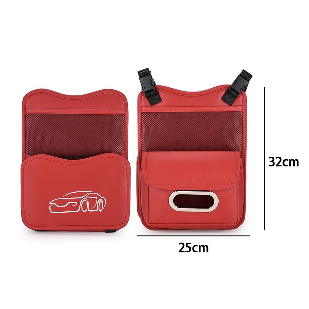 PU Leather Storage Pouch Large Capacity Car Organizer New Car Between Seats Storage Bag  Universal