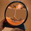 Creative Hourglass Sand Art Ornament for Living Room, Desktop, Office, or Wine Cabinet Display - Ideal Housewarming Glass Crafts Decoration