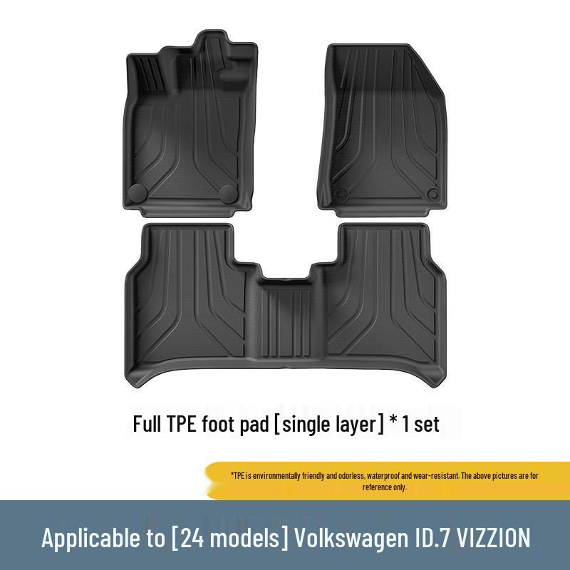 Volkswagen ID.7 VIZZION TPE Floor Mats - Eco-Friendly, Car-Specific, All-Weather