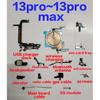 Miglior Guscio Posteriore OEM Per iPhone 13 Pro Max 12 Mini 14 Pro 11 Con Cavo di Ricarica + Bobina di Ricarica Wireless NFC + Cavo Flessibile