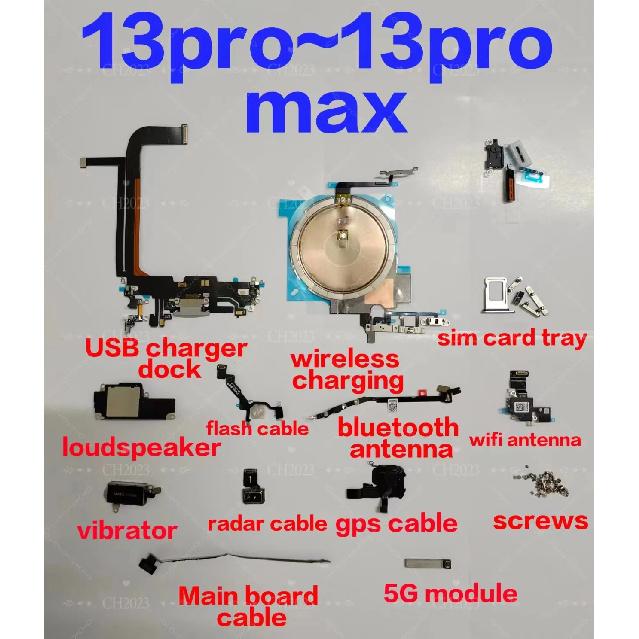 Miglior Guscio Posteriore OEM Per iPhone 13 Pro Max 12 Mini 14 Pro 11 Con Cavo di Ricarica + Bobina di Ricarica Wireless NFC + Cavo Flessibile