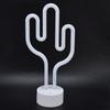 Desert Plant Neon Night Light Battery Operated LED Neon Lamp Portable Sign Light  Living Room