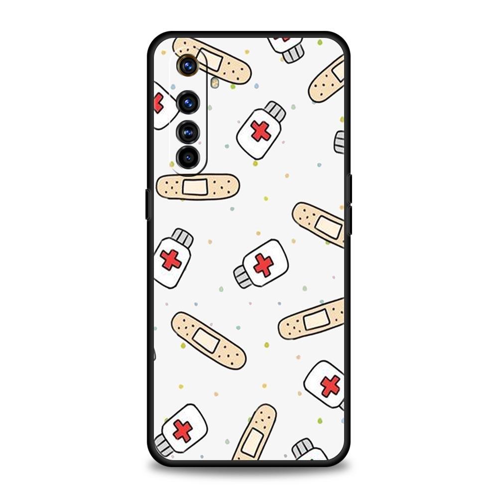 Doctor Nurse Medical Medicine For Realme GT Neo 2 3 3T 5 Phone Case 12 11 5G 10 9 8 5G 7 6 GT5 GT3 GT2 Pro C21 C11 C25 C35 Cover