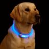 New LED Dog Collar USB Rechargeable,3 Mode Adjustable Glowing Dog Collar for Night Walking,Safe Reflective Pet Collar