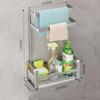 Modern Wall-Mounted Kitchen Towel & Dishcloth Drying Rack
