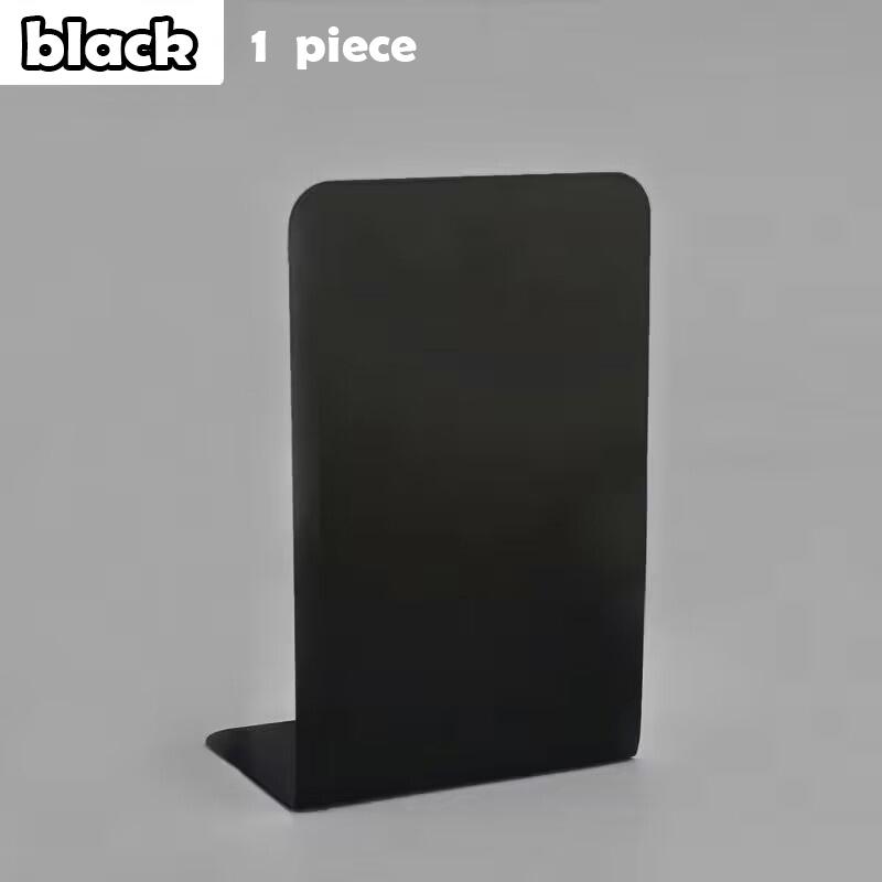 

Simple ins wind book stand metal desktop book stand student book block large thickened 2 pieces storage rack stationery black