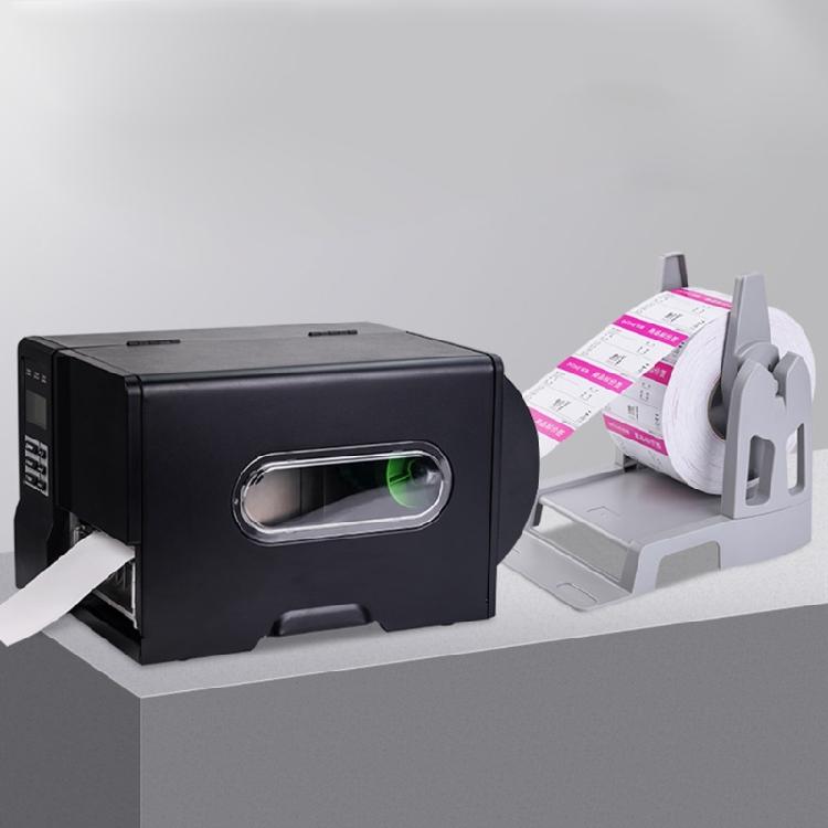 Thermo-Etikettenhalter Druckerständer für Barcode-Drucker Etikettenregal Externer Rollenpapierhalter Zubehör Handbuch