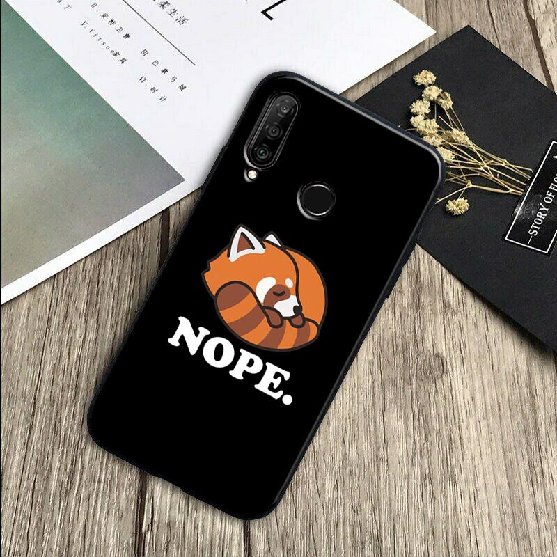 Roter Panda Niedliches Tier Für Huawei Nova Y70 Y91 Y61 Y72 Y73 Y90 Y60 3i 7i 8i 11 12i 9 10 SE P20 P30 Pro P40 Lite Hülle