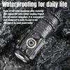 Mini LED Flashlight TYPE-C Rechargeable Portable EDC Torch with Magnetic Base 18350 Battery for Camping Emergency Outdoor