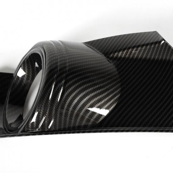 Front Fog Light Cover Trim For Ford Mustang 2015-2017 Carbon Fiber Accessories