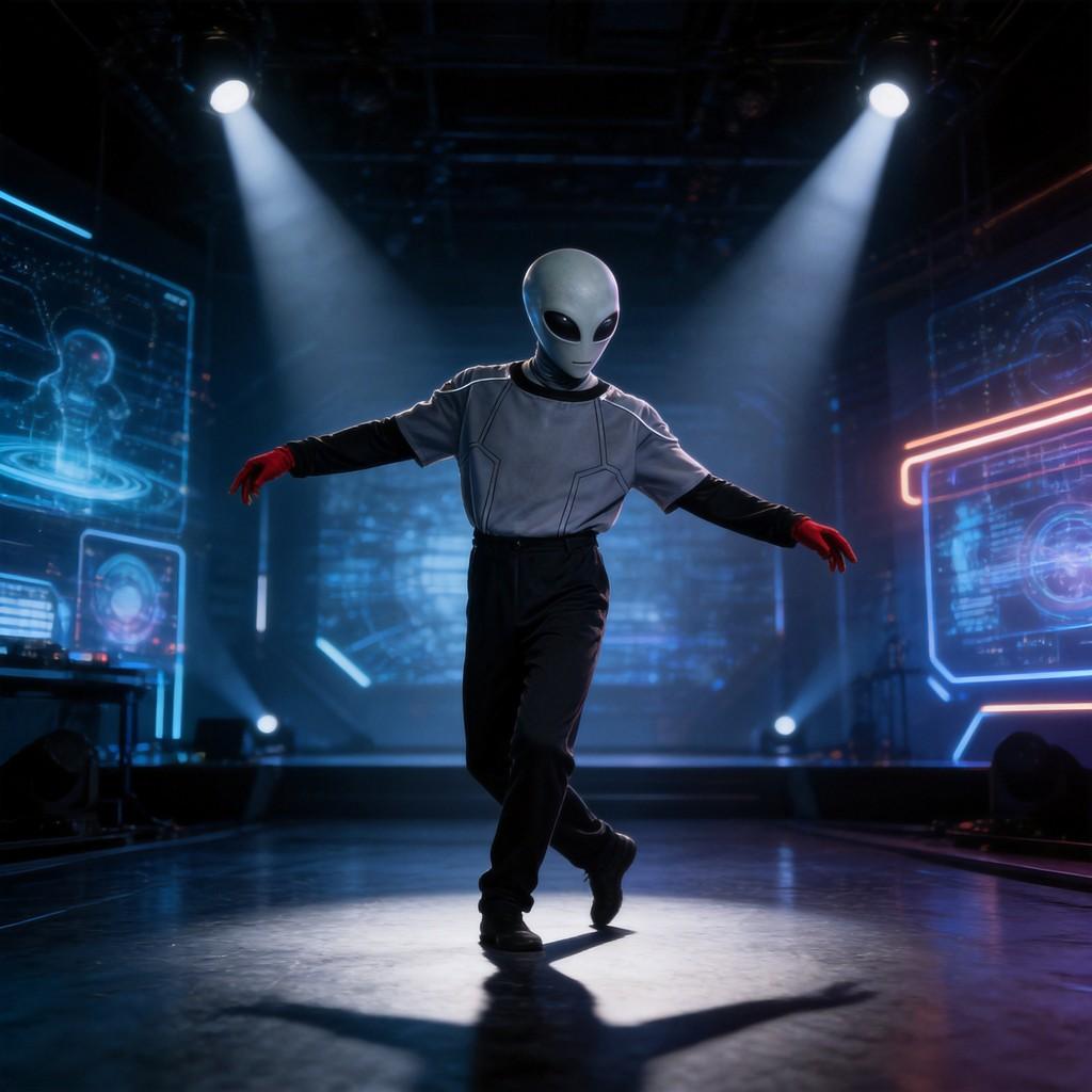 Alien Stage Till Cosplay Suit With Durable Fabric For Game And Anime Role Play