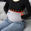 USB Rechargeable Electric Heating Waist and Uterus Warm Belt Massager