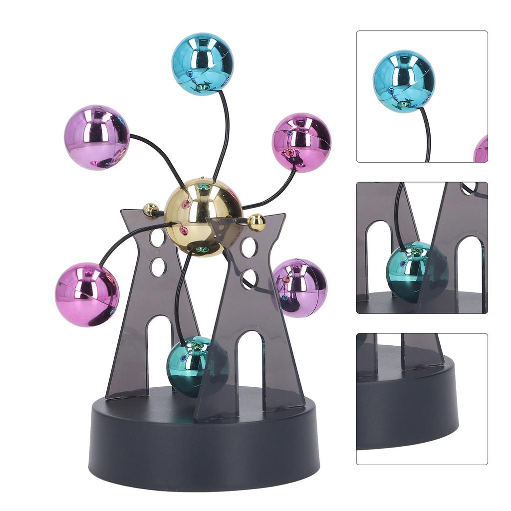 Perpetuum Mobile Drehende Kugel Einfach zu Montieren Elektrisches Magnetisches Perpetuum Mobile Riesenrad Pädagogisches Schreibtischspielzeug