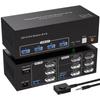 2-Port DisplayPort KVM Switch with USB 3.0 Hub