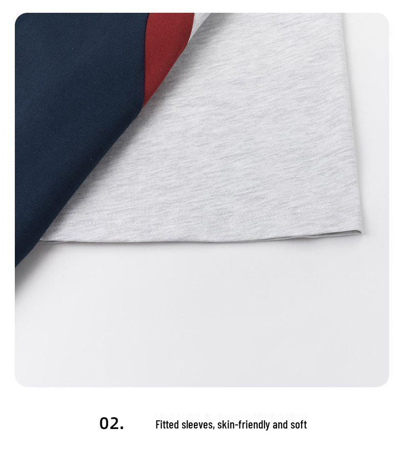 American Style Men's Short Sleeve Heavyweight Loose Jersey T-shirt