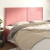 Headboard Pink 160 X 5 X 118 128 Cm Velvet