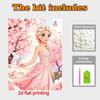 Disney DIY Pearl Art Painting Frozen Elsa Home Wall Decoration Pearl Gemstone Painting Pictures Crafts Home Decoration