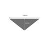 Imitation Silk Women's Silk Scarf Cashew Floral Ruched Skirts Triangle Scarf Belt  Jeans Decoration