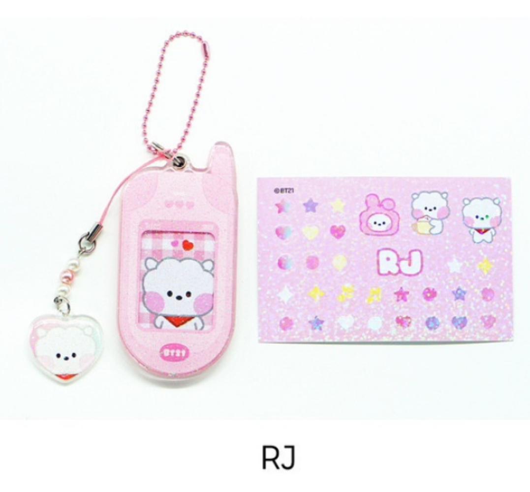 Брелок для телефона в стиле ретро BT21 Minini — фото 14