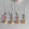 Acrylic Rabbit Keychain Delicate Flower Bowknot Keyring for Bags Backpacks