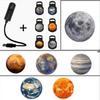 USB Plug-in Projection Lamp Planet Christmas Halloween Theme Replacement Light For Bedroom Ceiling Decor