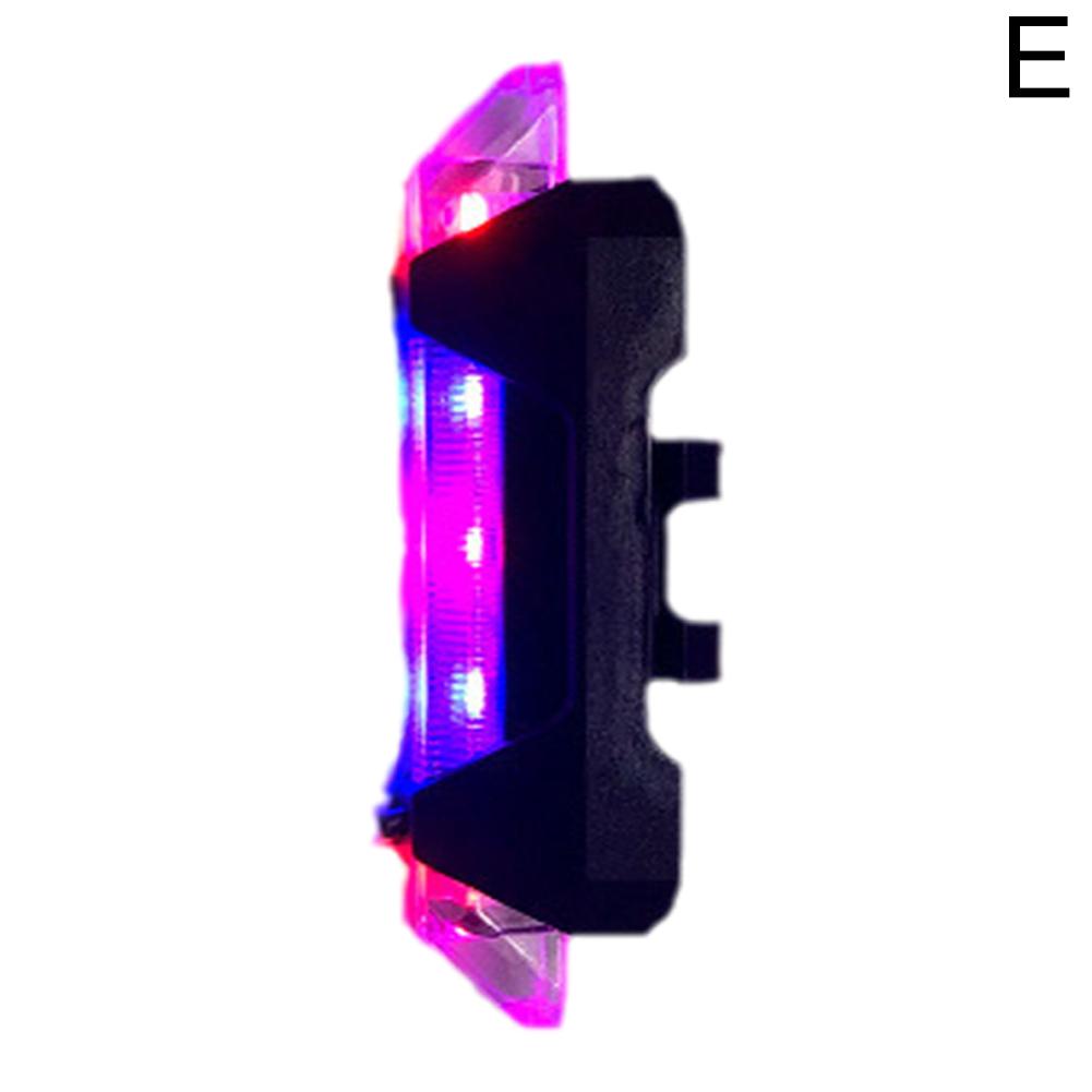 USB Rechargeable Waterproof Mountain Bike Lamp Warning Cycling Taillight Bike LED Headlight Tail Light Bicycle Accessories