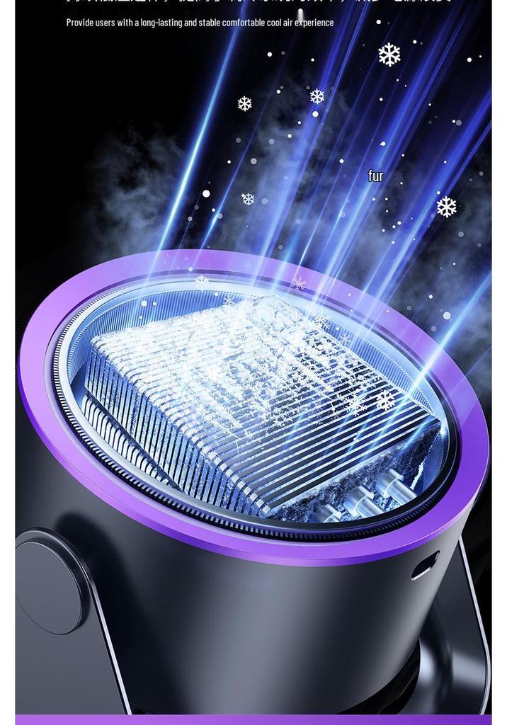 Portable Rechargeable Mini Fan with Mijia App Connectivity for Desktop, Kitchen, and Wall-Mount Use