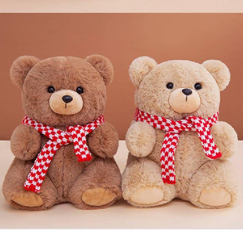 Toy Plush Bear Stuffed Doll Christmas Children Gifts Home Decorations Pillow