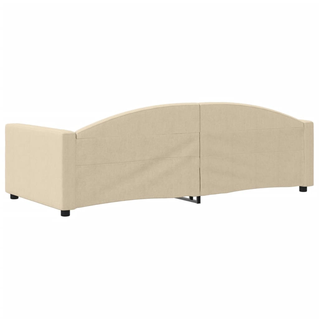 Daybed Cream 90x200 cm Fabric