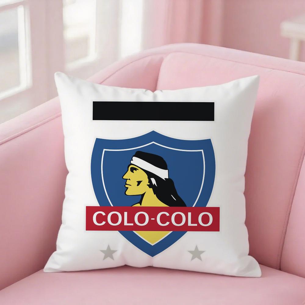 

Club S-Social Y D-Deportivo Colo Pillow Case Square Double-Sided Printing Short Plush Sofa Cushion Cover Bedroom Bedside Pillow 12x12Inch