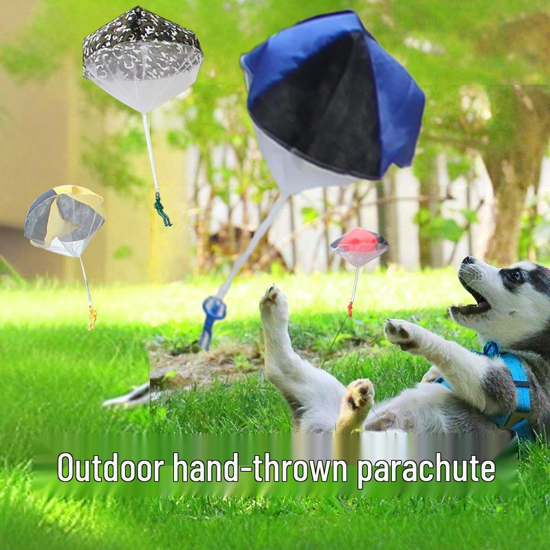 Kids' Hand-Thrown Parachute Toy Soldier for Outdoor Play