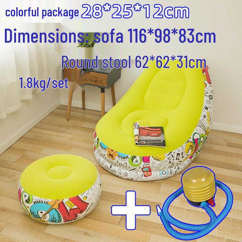 Inflatable Lounger Reclining Chair – Perfect for Home, Balcony, or Leisure Naps.