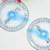 360 Degrees Protractor With Swing Arm Full Circle Pointer Angle Ruler Math Geometry Drafting Tools Multifunctional Drawing Ruler
