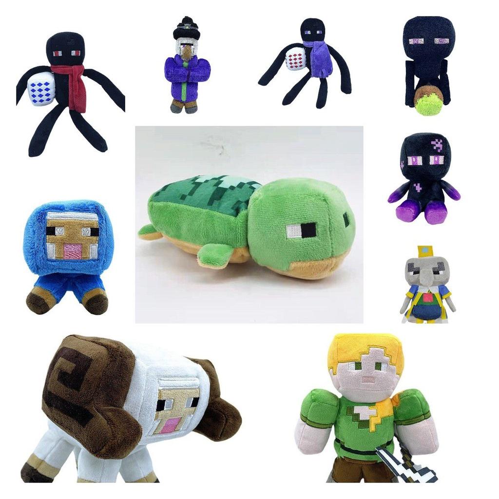 Minecraft Plush Toys Collection With Turtles Sheep Witches And More Perfect Holiday Gift Idea!