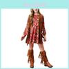 Vintage Hippie Rock Style Costume For Adults And Kids Perfect For Halloween And Festivals
