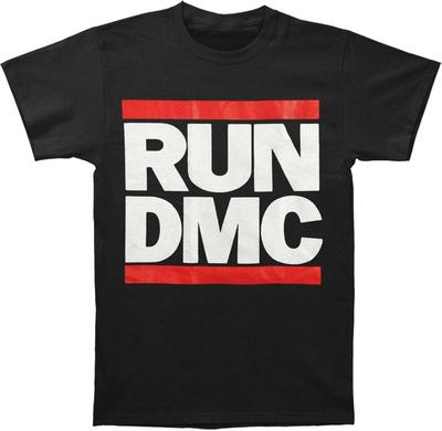 Pánské klasické tričko s logem Run DMC Černé
