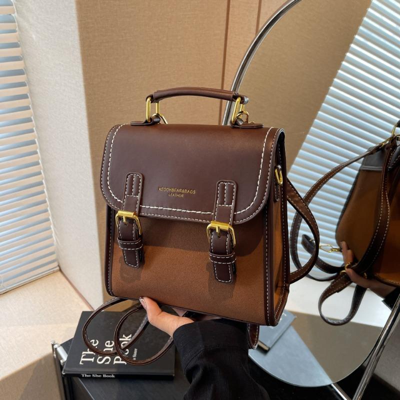 Backpack Women's Fashion New Niche Design Casual Connector Trend Student Bag Travel Small Backpack