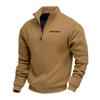 Urbaner Stil Sweatshirt mit Fleece-Futter für Herren in entspannter Passform für Frühling Herbst